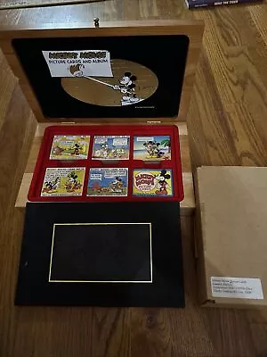 Mickey Mouse Picture Cards And Album Wooden Box New • $59.99