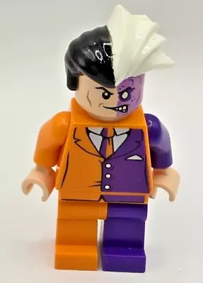 LEGO Batman 6864 Two-Face Orange And Purple Suit Minifigure Minifig Sh007 Used • $49.99