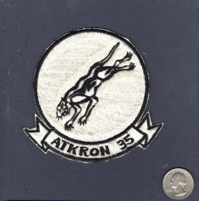 $23.99 • Buy Original VA-35 BLACK PANTHERS NAVY A-6 INTRUDER Squadron ACE Novelty Patch