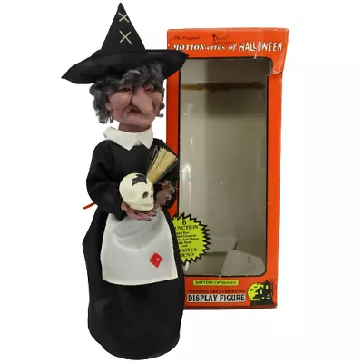 Partially Working 1989 TELCO Motion-Ettes Halloween Witch 16-20  Original Box • $29.98