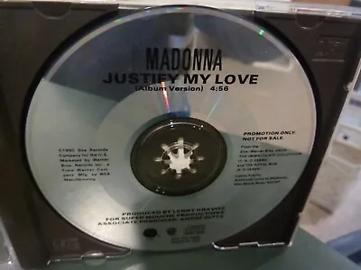 $9.99 • Buy Madonna Justify My Love Single Promo CD PRO-CD-4582 RARE