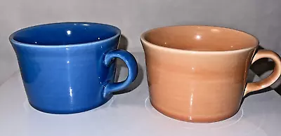 (2) Vintage Metlox Colorstax California Pottery Cups Filene's Basement Tags NWT • $24.99