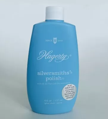 W. J. Hagerty 10080 Silversmiths' Silver Polish With R-22 Tarnish Prevent 8 Oz • $13.85