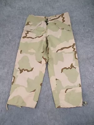 Military Camo Pants Mens Medium 36x30 Cold Weather GORE TEX SEAM US Desert BDU • $29.99