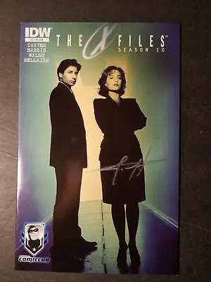 X-FILES SEASON 10 #4 Signed By Harris Convention Montreal Comicon 2013 Variant • $50