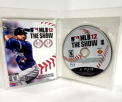 MLB 12 The Show 2012 Sony PlayStation 3 PS3 CIB Complete Manual Baseball Bat Run • $2.54