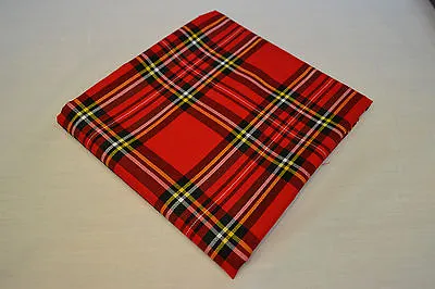 £0.99 • Buy Tartan Plaid Check Craft Quilting Designer Curtain Upholstery Fabric