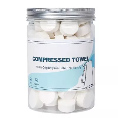 Canned Compressed Towels100PCS Disposable Compressed Face Towel Magic Compre... • $19.36