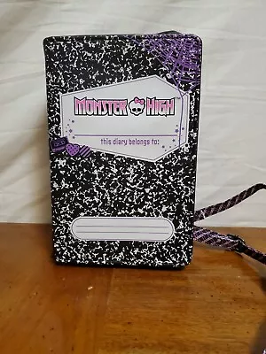 Monster High Diary School Book Crossbody Bag Purse Spirit Halloween Y2K Barbie • $16.95