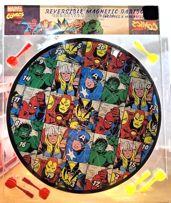 Marvel Reversable Magnetic Dartboard And Darts • $19.74