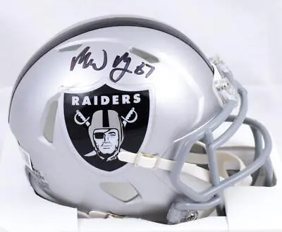 Michael Mayer Autographed Las Vegas Raiders Speed Mini Helmet-Beckett W Hologram • $134.18