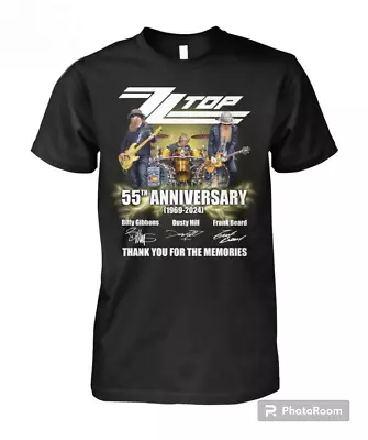 ZZ Top 55th Anniversary Signature Thank You For The Memories T-Shirt • $22.99
