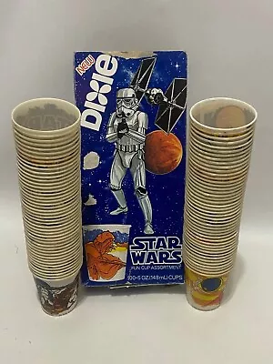 Vintage 1980 Star Wars Dixie Cup Stormtrooper Box R2-D2 Standee & 88 Cups Box • $29.95