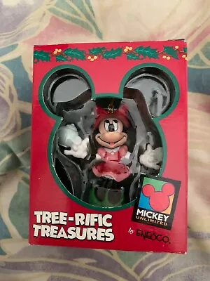Minnie Mouse Christmas Ornament Mickey Unlimited Enesco Tree-rific Treasure • $12.99
