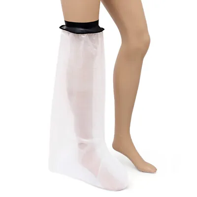 £7.99 • Buy Waterproof Half Leg Cast & Dressing Protector 48cm Shower Bath Cover Reusable