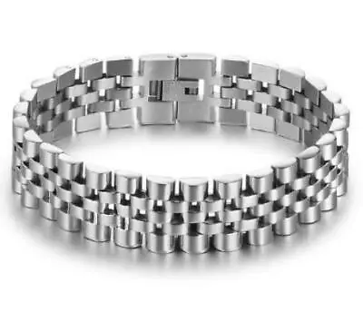 Men's Stainless Steel Presidential Jubilee Style Bracelet • $39