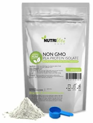 Pure 100% Pea Protein Pro Isolate Non-gmo High Protein Vegan Usp Grade Usa • $22.95