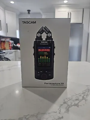 TASCAM Portacapture X8 High-Resolution Multi-Track Handheld Recorder - Black • $305