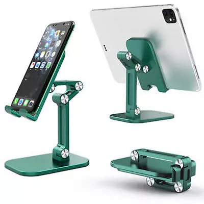 $14.41 • Buy Folding Phone Tablet Desktop Stand Adjustable Desk Holder Mount Cradle For Phone