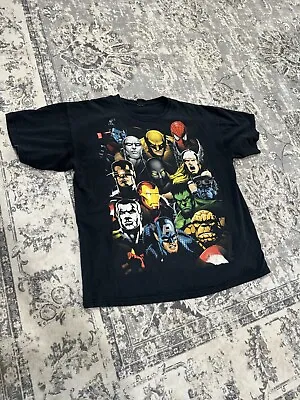 Vintage Y2K Marvel Mad Engine Classic Characters Graphic Shirt • $2