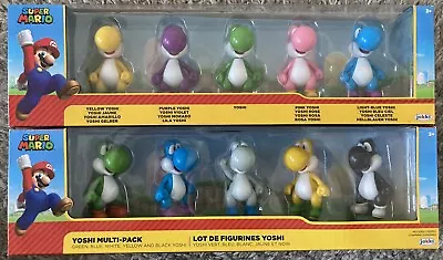 Super Mario Yoshi Multi-Pack 2 Set LOT New Nintendo Jakks • $38.43