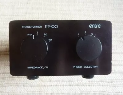 Entre ET-100 MC Step Up Transformer MC Moving Coil Phono Tested • $367