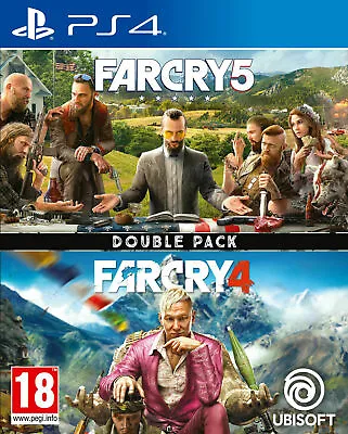 $49.54 • Buy Far Cry 4 & 5 Double Pack Playstation 4 PS4 EXCELLENT Condition