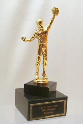 Vintage Gold Metal Baseball Male Batter  Trophy Top Tops Trophy Parts Metal • $19