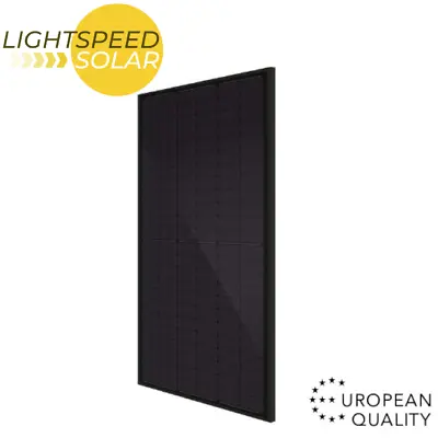 300W 340W 12V 24V All Black Mono Rigid European Solar PV Panel - UK Stock • £165