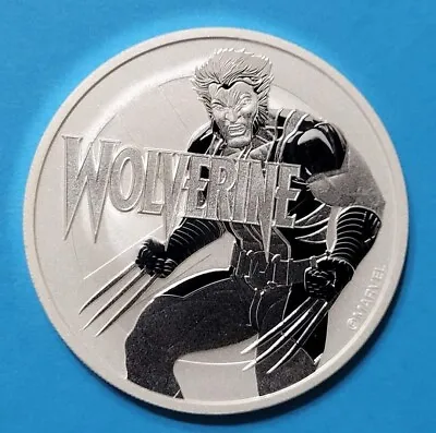 BU 2021 Wolverine 1 Ozt .9999 Silver Marvel Comics X MEN One Dollar Tuvalu • $42