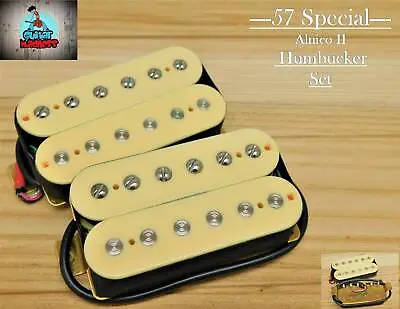 G.M. 57 Special Cream  Alnico II Humbucker Set (4-wire)for Gibson Epiphone® • $35.95