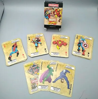 Waddingtons Marvel Comics Playing Cards - Complete Pack & 2 Jokers • £4.50