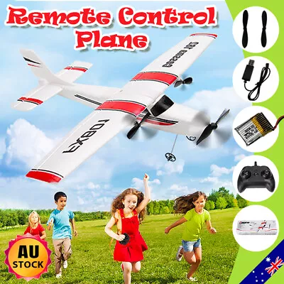 FX801 RC Plane Airplane Cessna 182 2.4GHz 2CH Remote Control Glider Flighter RTF • $32.99