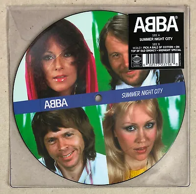 Abba * Summer Night City * 40th Anniversary Limited Ed 7  Picture Disc * Bn! • $67.02