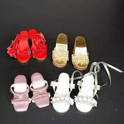 2000 Madame Alexander Cissy Doll Accessory Shoe Pack 4 Pairs Pink Gold Silver • $39.99