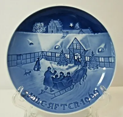 1969 Bing And Grondahl B & G Arrival Of Christmas Guests Plate Copenhagen • $15