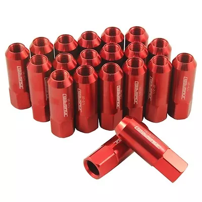 Red 20pc Extended Forged Aluminum Tuner Racing Lug Nut For Ford Mustang Jdmspeed • $327.85