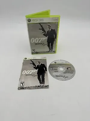 James Bond 007: Quantum Of Solace (Xbox 360 2008) CIB W/Manual Tested Working • $6.95