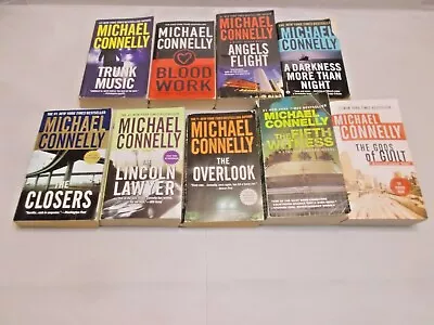 9 Michael Connelly # Pb Bosch Universe Harry Mickey Haller Music Lincoln Guilt • $25.99