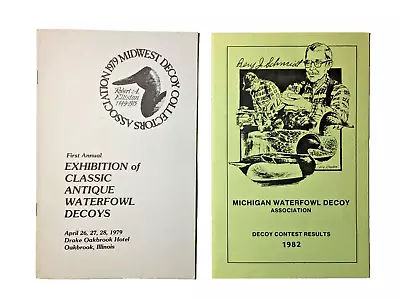 1st Annual Midwest Decoy Collectors Association Exhibition Waterfowl Decoys 1979 • $12.99