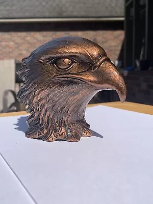 4  Antique Metallic Bronze Eagle Head Resin • $10.75