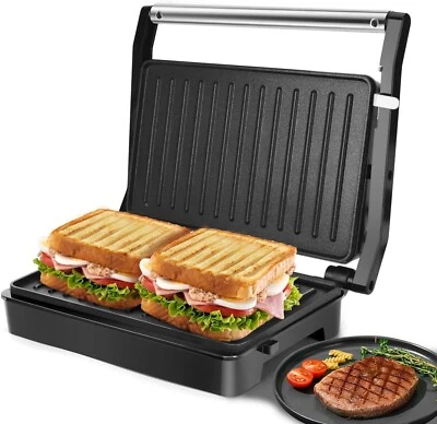 £14.99 • Buy Aigostar Sandwich Toaster Panini Press, 1000W Deep Fill Toastie Maker, Grade C