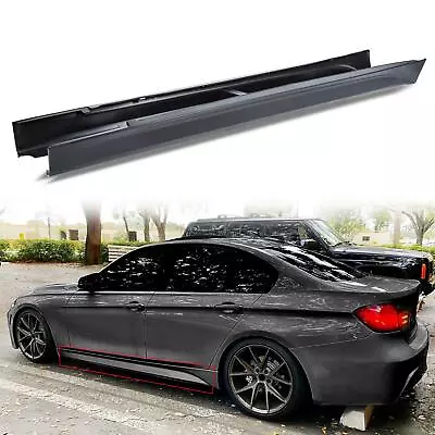 For 12-18 F80 M3 STYLE SIDE SKIRTS ROCKER PANEL FOR BMW F30 F31 3 SERIES SEDAN • $82