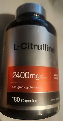 L-Citrulline 2000mg+ 2400mg 180 Caps Maximum Strength NonGMO/No Gluten/No Preser • $30.95