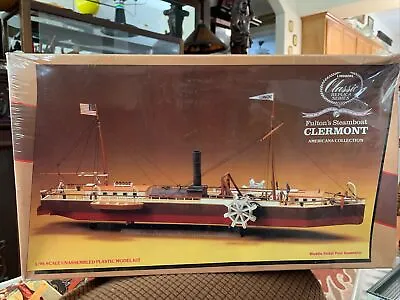 Vintage Lindberg Classic Replica Series Steamboat Clermont Model Kit 714 Sealed • $30