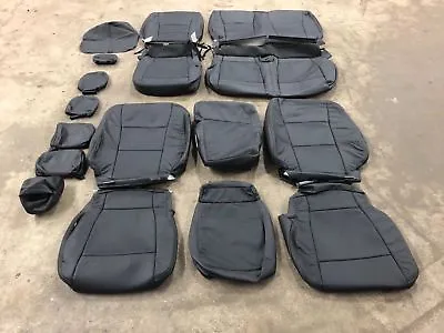 2017 2018 2019 2020 Ford F250 XLT Crew Cab Leather Seat Kit Black F-250 Jumpseat • $735
