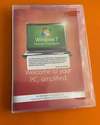 Microsoft Windows 7 Home Premium 32 Bit SP1 Full Version DVD With Product Key • $44.09