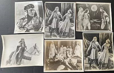 Vintage 1921 Hollywood Rudolph Valentino The Sheik Movie Photo Lot #3 (6pc) • $19.97