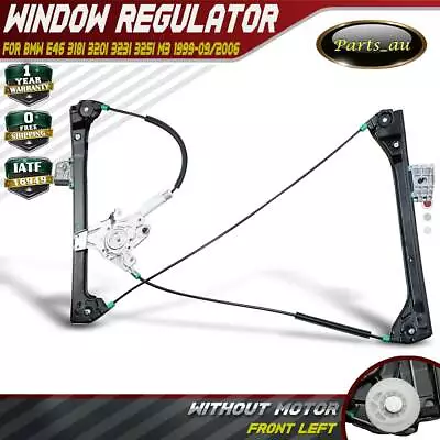 Window Regulator W/o Motor Front Left For BMW E46 318i 320i 323i 325i M3 Coupe • $49.99