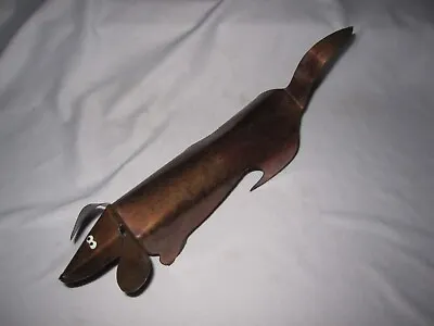 Copper Dachshund Metal Art • $19.99